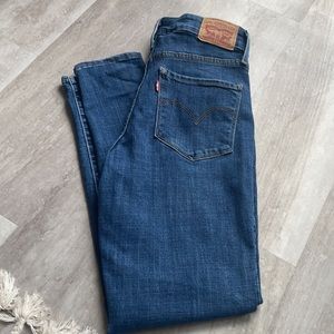 Levi’s High Rise Skinny Ankle Jeans